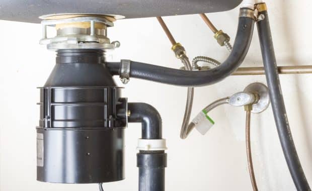 Garbage Disposal Under Sink.
