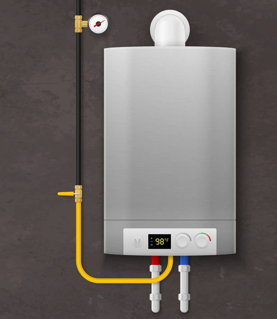 Non-condensing tankless water heaters by Benjamin Franklin Plumbing of Dallas, TX