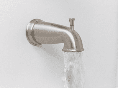 A single valve or tee valve shower diverter
