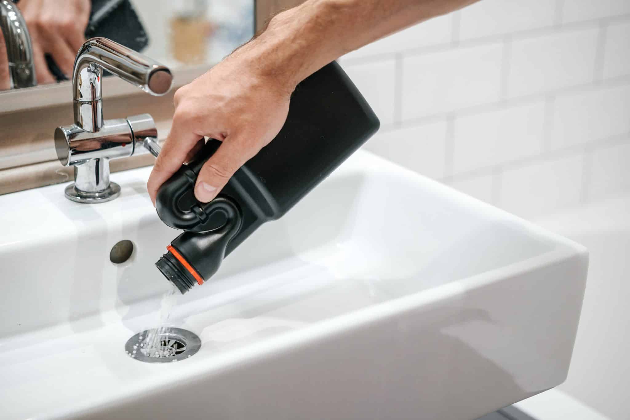 Plumbing Mistakes: Chemical drain cleaners.