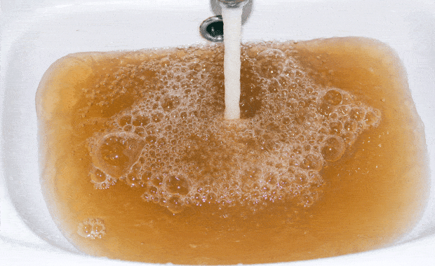 dirty brown water coming out of faucet | water filtration system dallas tx frisco tx
