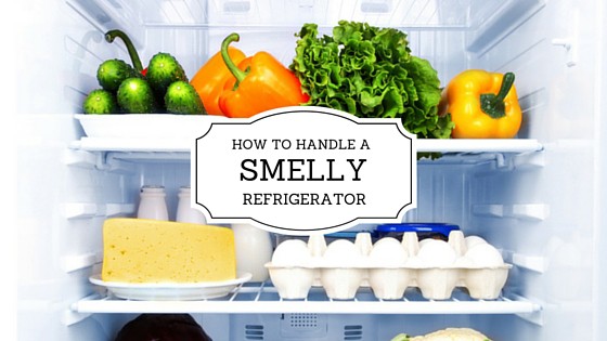 It's important to handle a smelly refrigerator.