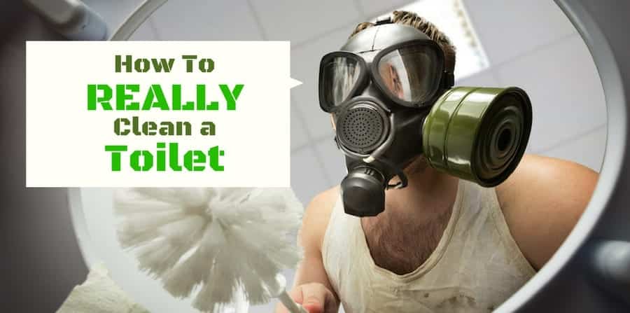 how to really clean a toilet