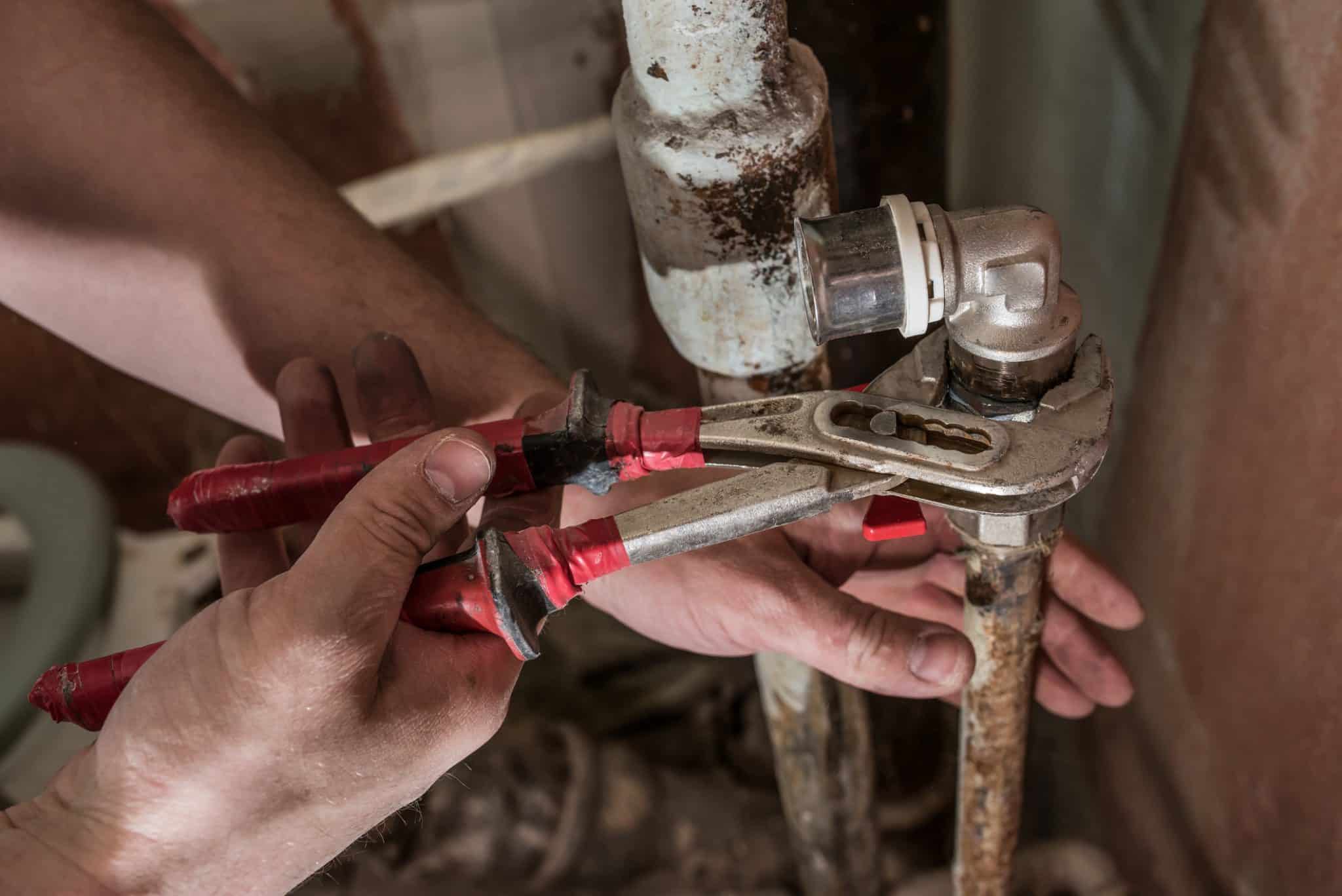 low water pressure corroded pipe