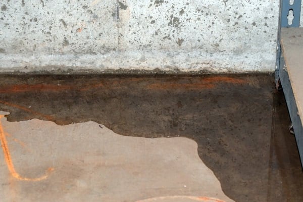 Finding pooling water in your lower levels is a sign that you have a slab leak.