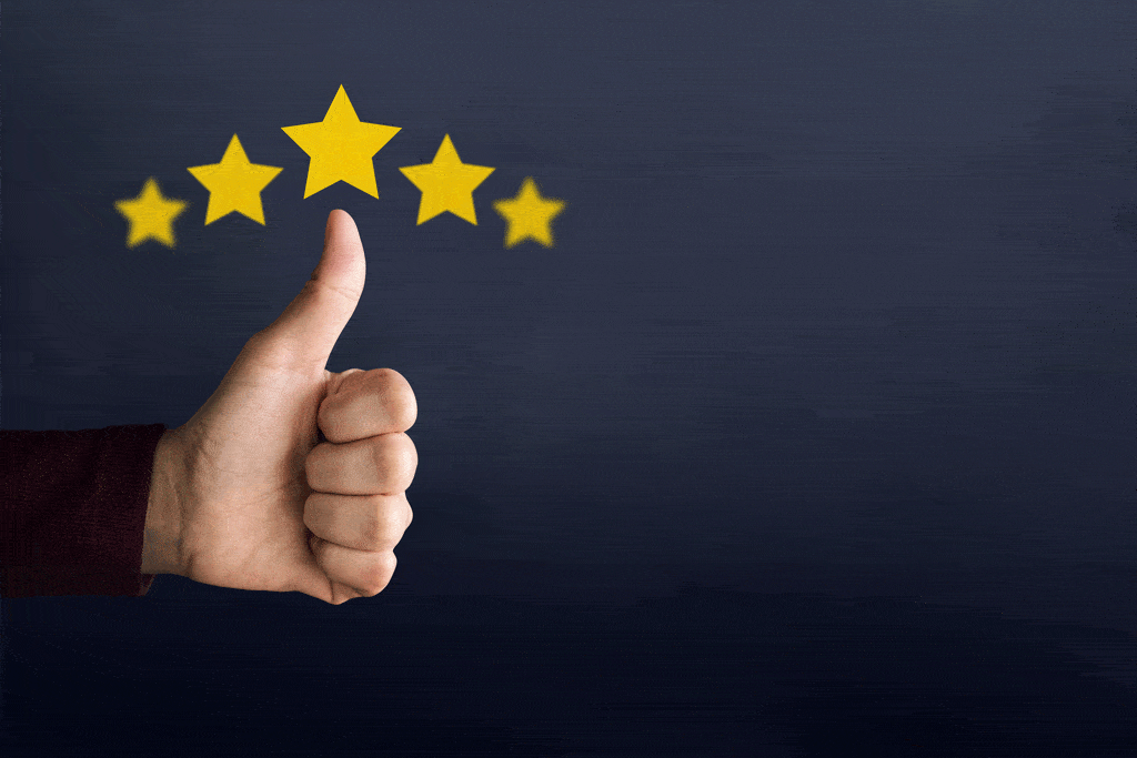 man holding his thumb up giving 5 stars water heater replacement plano tx frisco tx dallas tx