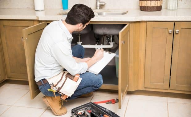 plumbing inspection sink inspection