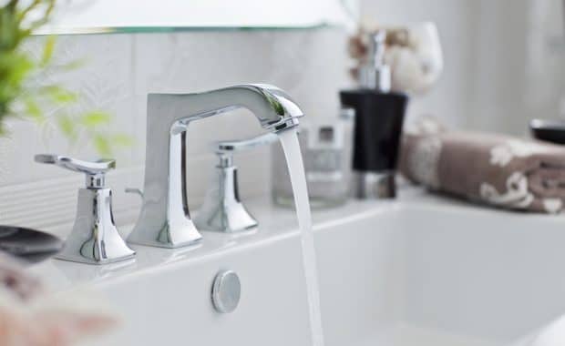 Plumbing kitchen sink.