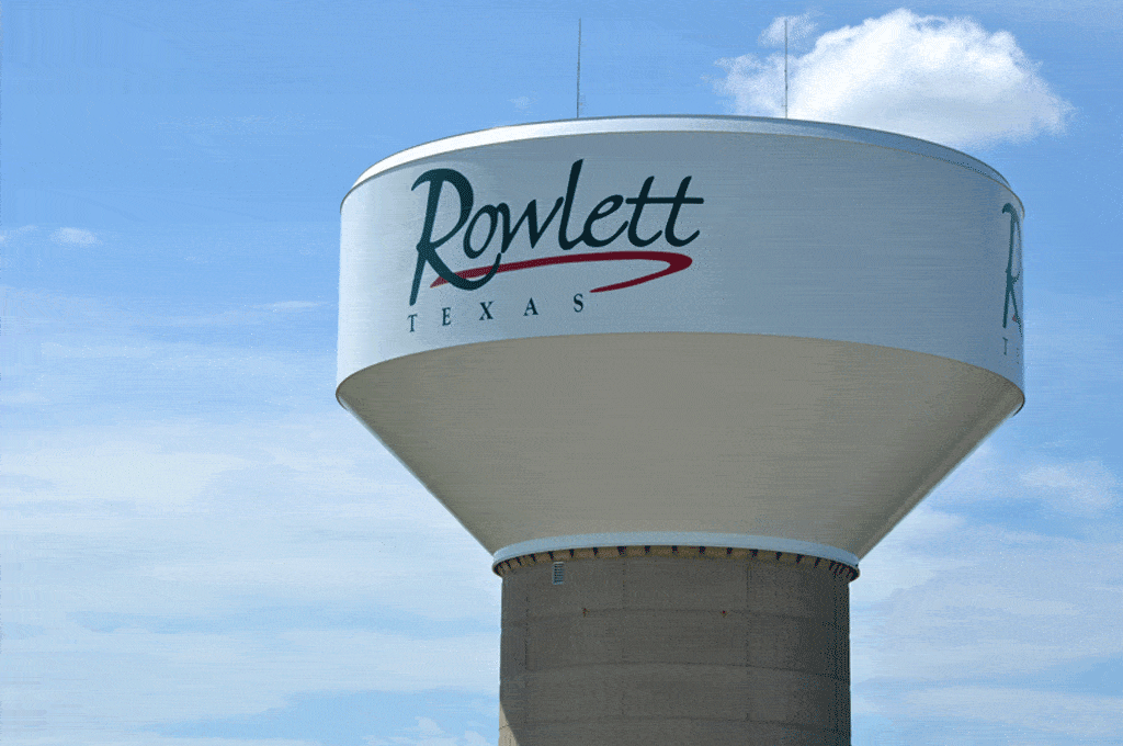 rowlett water tower | plumbing services rowlett tx dallas tx