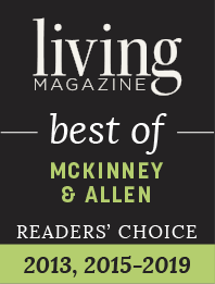 Living Magazine best of: McKinney & Allen Readers' Choice 2013, 2015-2019