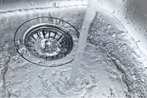 Stainless steel kitchen sink drain