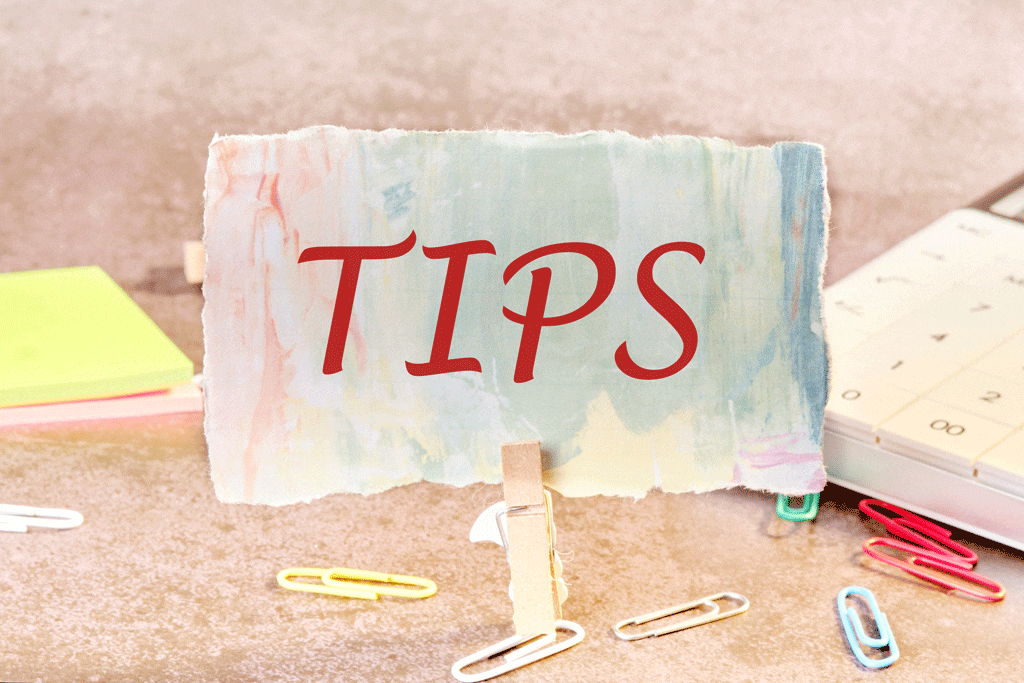 the word tips written in red on a white piece of paper emergency plumbing service dallas tx frisco tx carrollton tx