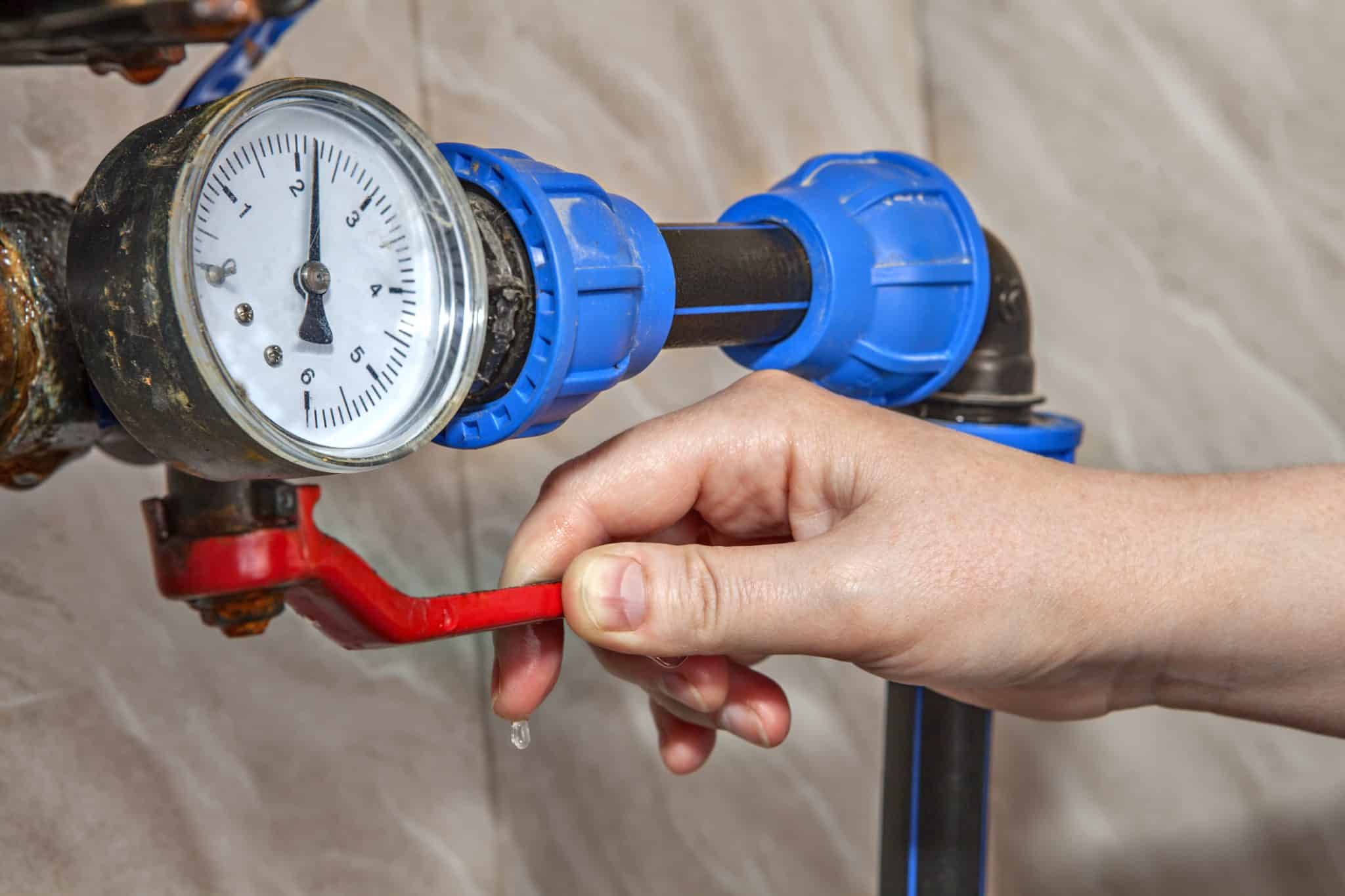 Water hammer pressure valve.