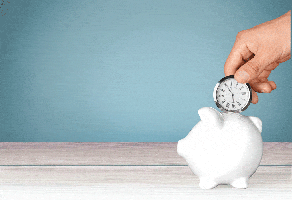 white pig with watch save time | plumber dallas tx carrollton tx frisco tx